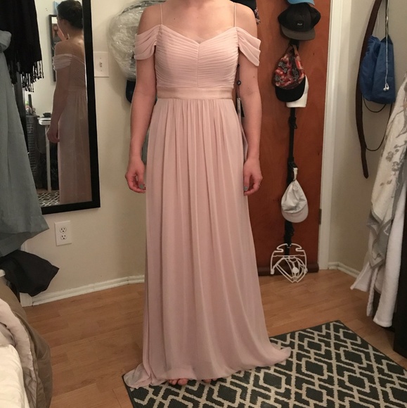 Adrianna Papell Powder Pink Pale Pink Dress - Picture 4 of 4